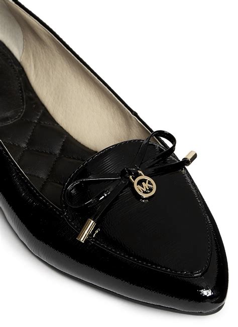 michael kors exotic leather|Michael Kors leather flats.